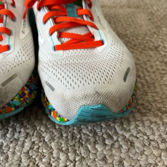 Brooks Adrenaline GTS 22 bowl multicolor confetti white mens size 11.5 - Picture 10 of 12
